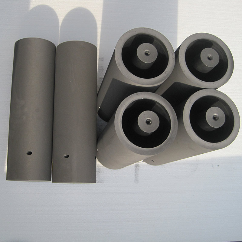 Horizontal continuous copper casting graphite mold