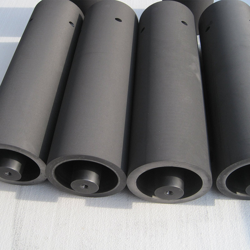 Horizontal continuous copper casting graphite mold