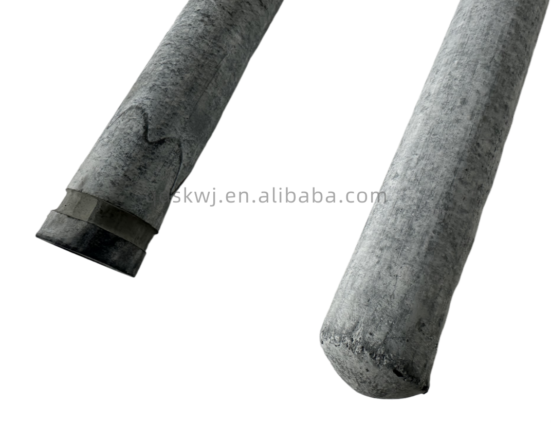 Graphite tube silicon carbide temperature measuring tube