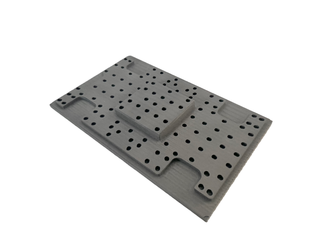 Brazing graphite fixture, liquid cooled graphite fixture